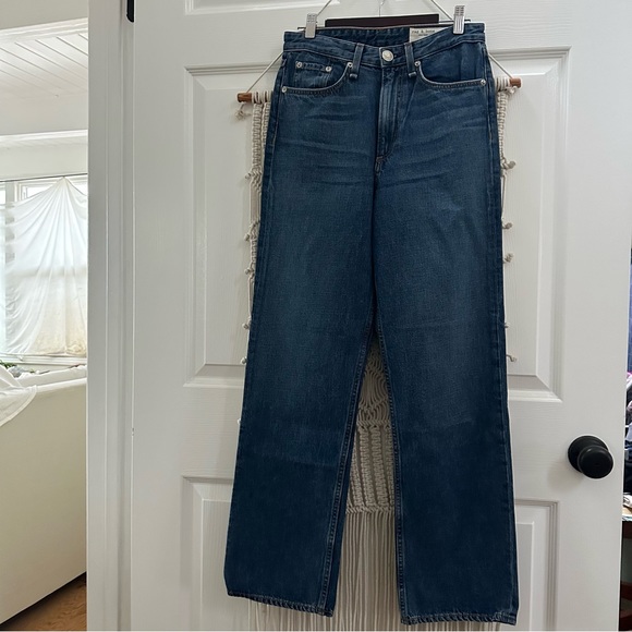 🌻 Rag & Bone “Ruth” Super High Rise Straight Leg Jeans - Picture 7 of 10